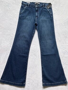 JOE'S The Molly High Rise Petite Flare Denim Trouser--NWT--31
